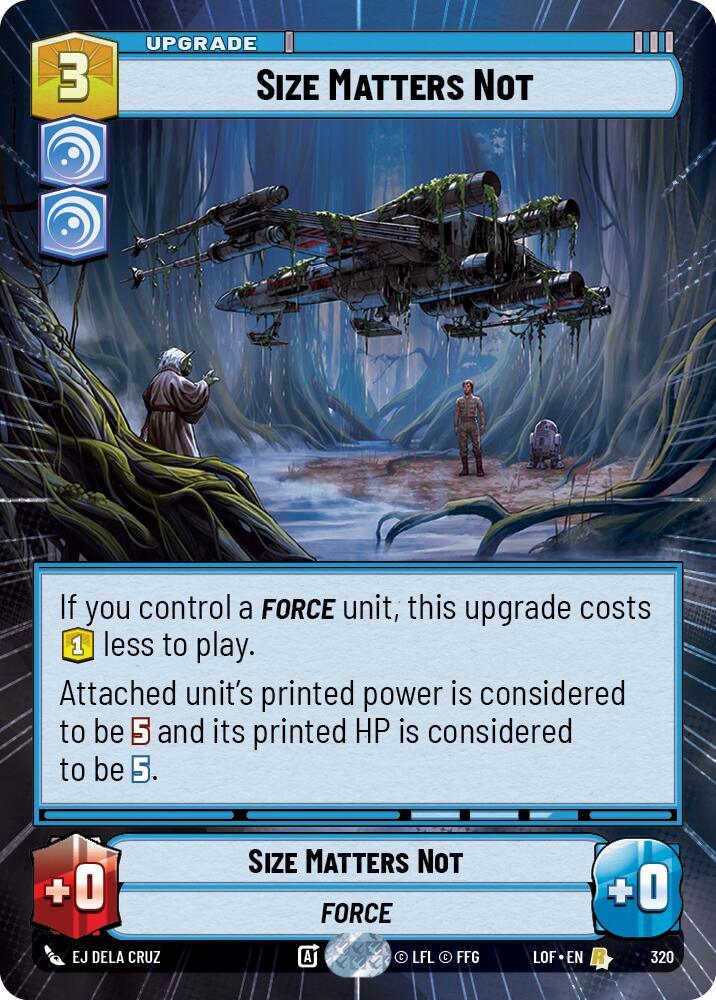 Size Matters Not (320) (Hyperspace) (320) [Legends of the Force] (ONLINE ORDER ONLY)