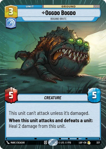 Oggdo Bogdo (327) - Bogano Brute (Hyperspace) (327) [Legends of the Force] (ONLINE ORDER ONLY)