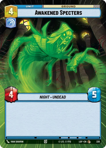 Awakened Specters (330) (Hyperspace) (330) [Legends of the Force] (ONLINE ORDER ONLY)