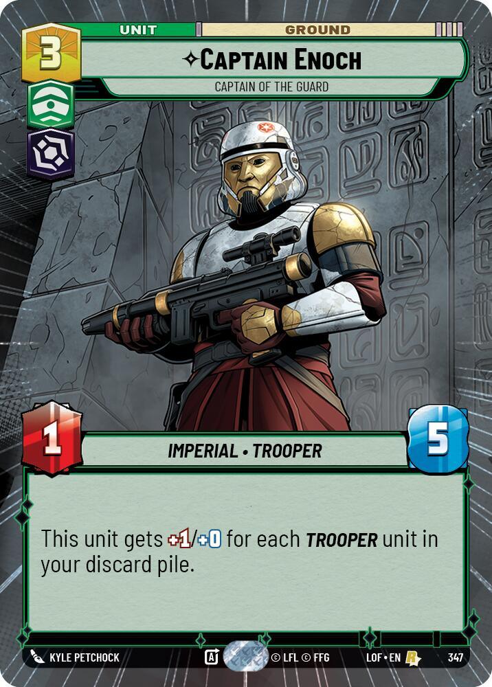 Captain Enoch (347) - Captain of the Guard (Hyperspace) (347) [Legends of the Force] (ONLINE ORDER ONLY)