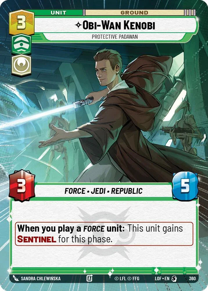 Obi-Wan Kenobi (360) - Protective Padawan (Hyperspace) (360) [Legends of the Force] (ONLINE ORDER ONLY)