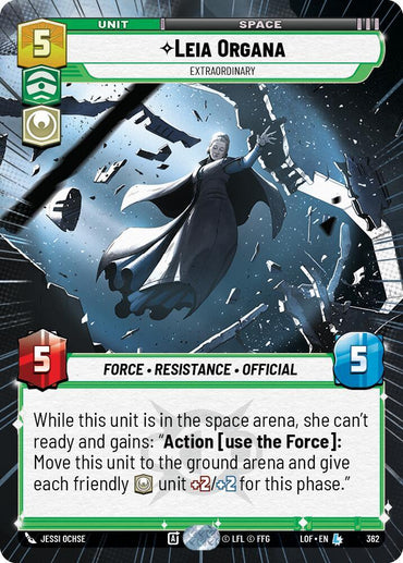 Leia Organa (362) - Extraordinary (Hyperspace) (362) [Legends of the Force] (ONLINE ORDER ONLY)