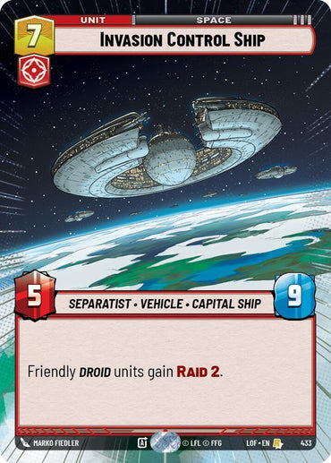 Invasion Control Ship (433) (Hyperspace) (433) [Legends of the Force] (ONLINE ORDER ONLY)