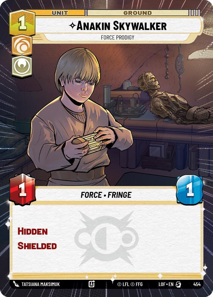 Anakin Skywalker (454) - Force Prodigy (Hyperspace) (454) [Legends of the Force] (ONLINE ORDER ONLY)