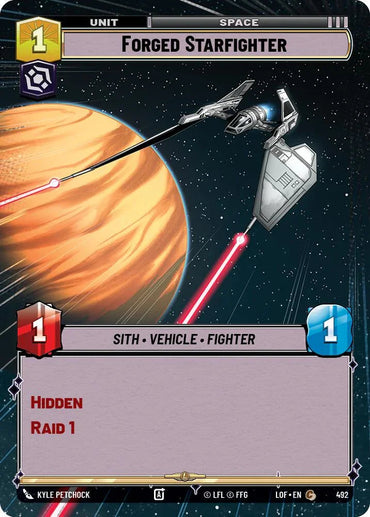Forged Starfighter (492) (Hyperspace) (492) [Legends of the Force] (ONLINE ORDER ONLY)