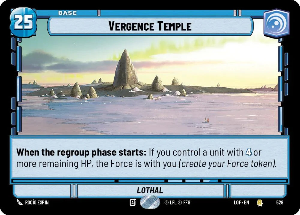 Vergence Temple (529) (Foil) (529) [Legends of the Force] (ONLINE ORDER ONLY)