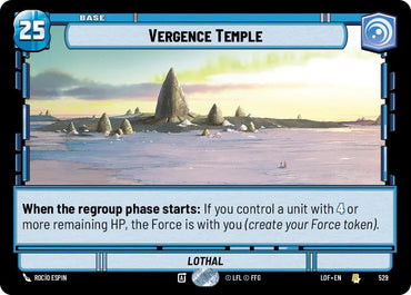 Vergence Temple (529) (Foil) (529) [Legends of the Force] (ONLINE ORDER ONLY)