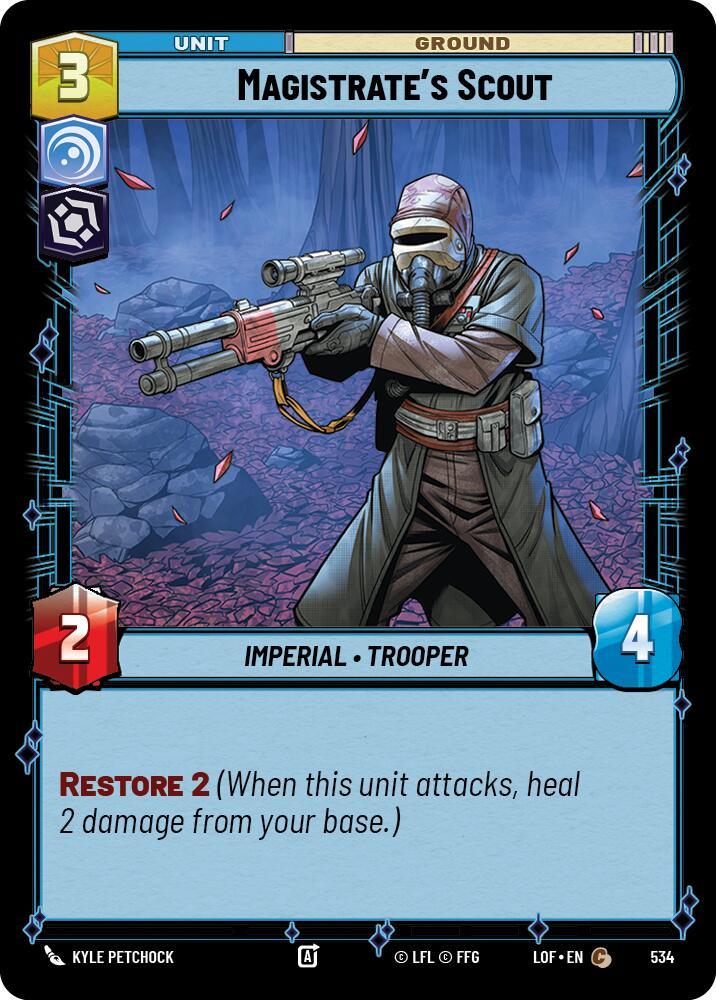 Magistrate's Scout (534) (Foil) (534) [Legends of the Force] (ONLINE ORDER ONLY)