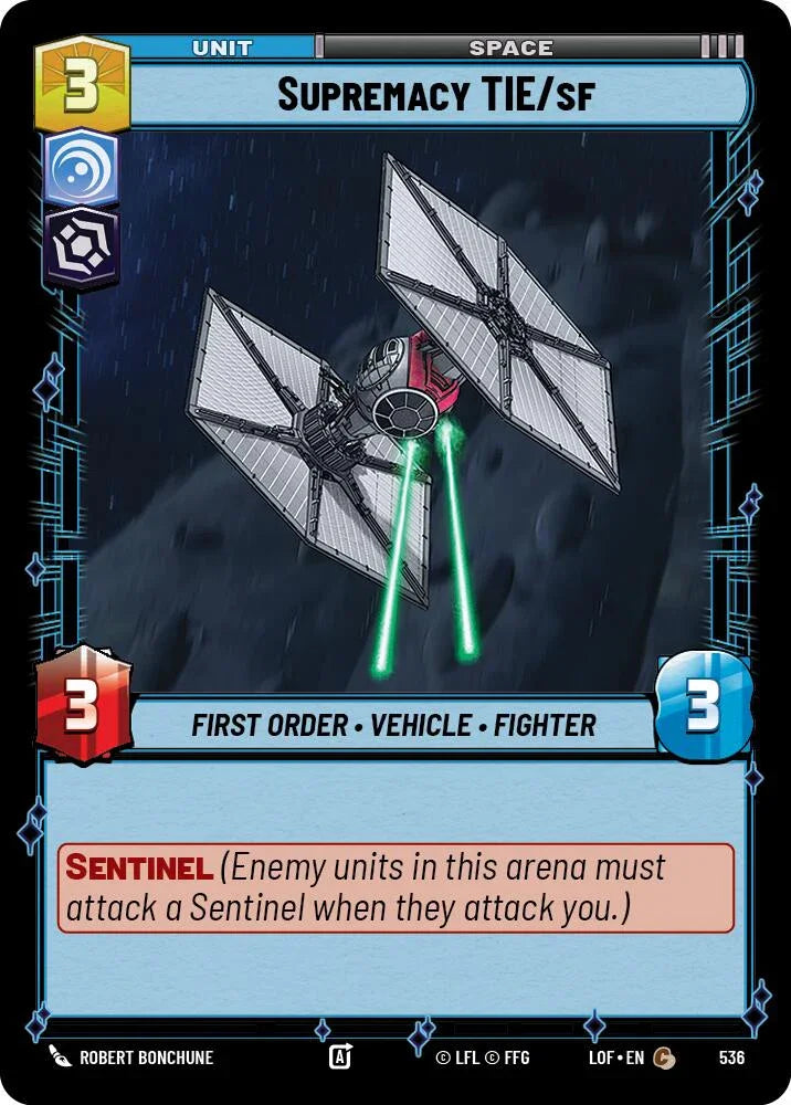 Supremacy TIE/sf (536) (Foil) (536) [Legends of the Force] (ONLINE ORDER ONLY)