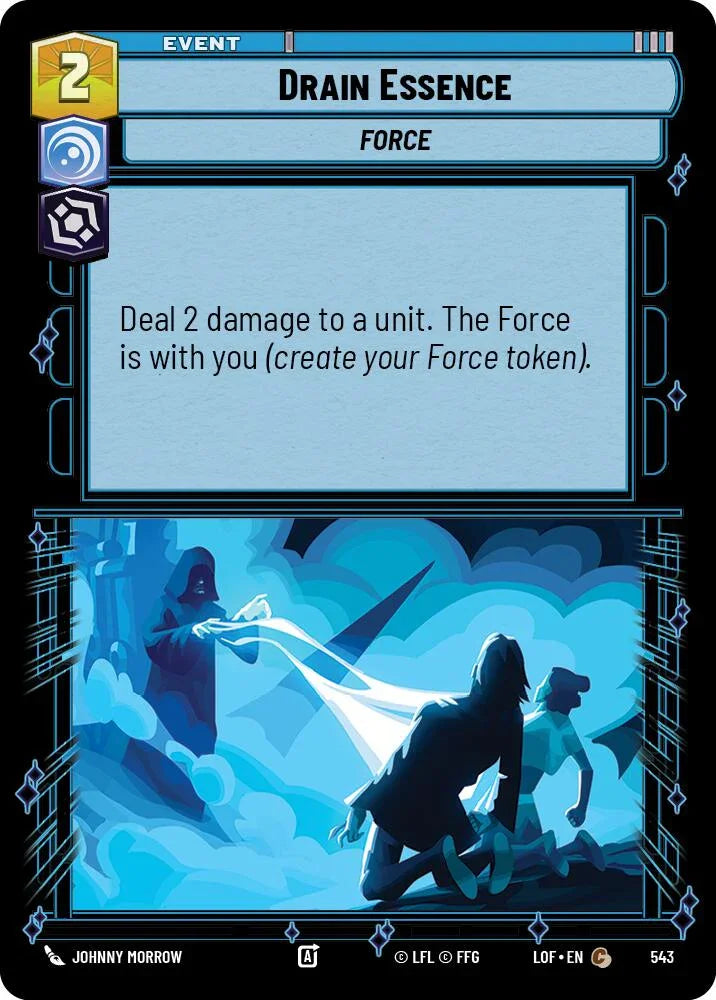 Drain Essence (543) (Foil) (543) [Legends of the Force] (ONLINE ORDER ONLY)