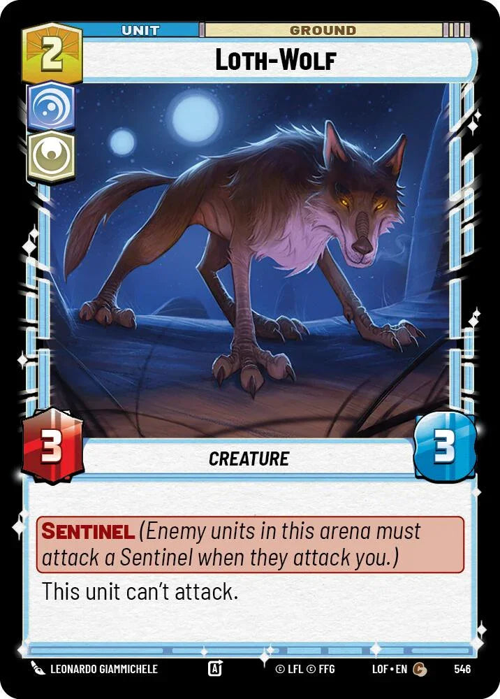 Loth-Wolf (546) (Foil) (546) [Legends of the Force] (ONLINE ORDER ONLY)