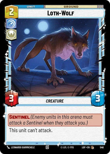 Loth-Wolf (546) (Foil) (546) [Legends of the Force] (ONLINE ORDER ONLY)