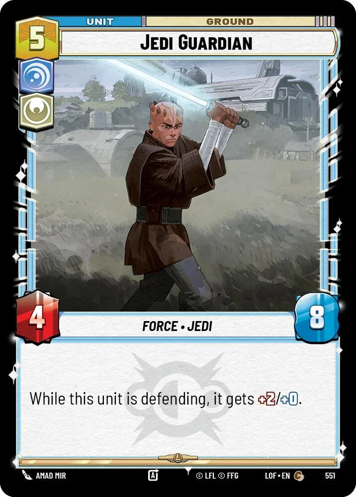 Jedi Guardian (551) (Foil) (551) [Legends of the Force] (ONLINE ORDER ONLY)