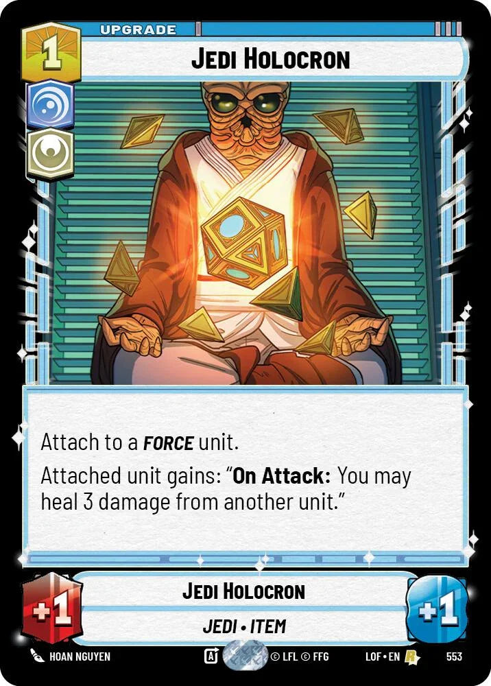Jedi Holocron (553) (Foil) (553) [Legends of the Force] (ONLINE ORDER ONLY)