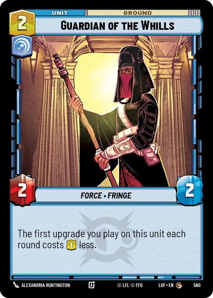 Guardian of the Whills (560) (Foil) (560) [Legends of the Force] (ONLINE ORDER ONLY)