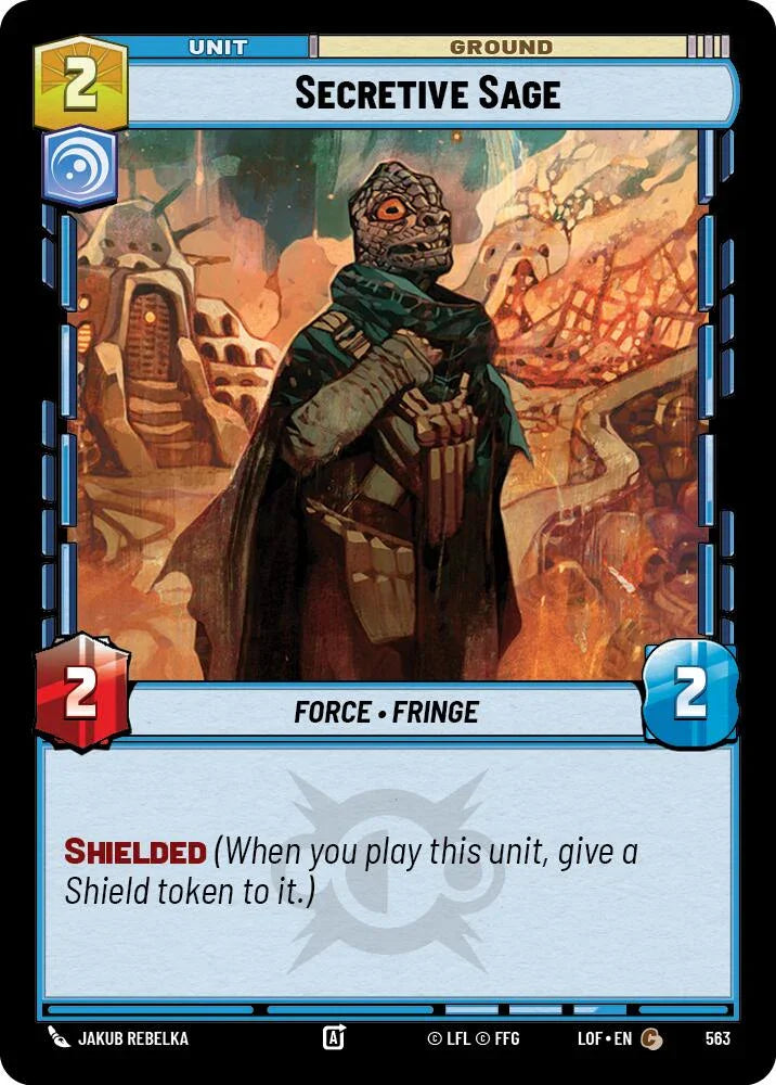 Secretive Sage (563) (Foil) (563) [Legends of the Force] (ONLINE ORDER ONLY)
