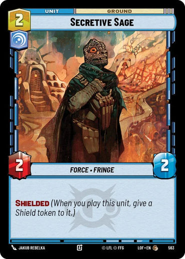 Secretive Sage (563) (Foil) (563) [Legends of the Force] (ONLINE ORDER ONLY)