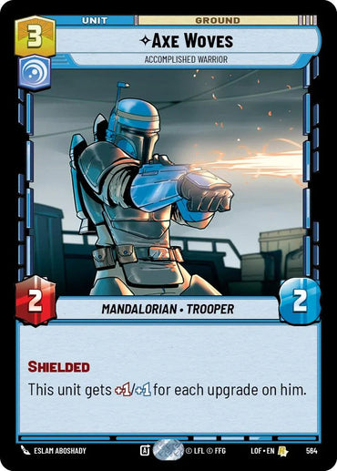 Axe Woves (564) - Accomplished Warrior (Foil) (564) [Legends of the Force] (ONLINE ORDER ONLY)