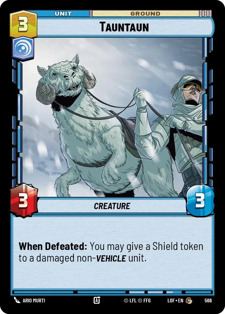 Tauntaun (566) (Foil) (566) [Legends of the Force] (ONLINE ORDER ONLY)