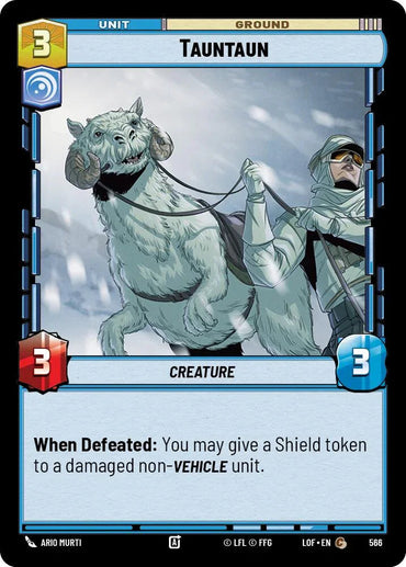 Tauntaun (566) (Foil) (566) [Legends of the Force] (ONLINE ORDER ONLY)