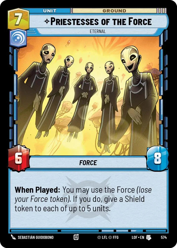 Priestesses of the Force (574) - Eternal (Foil) (574) [Legends of the Force] (ONLINE ORDER ONLY)