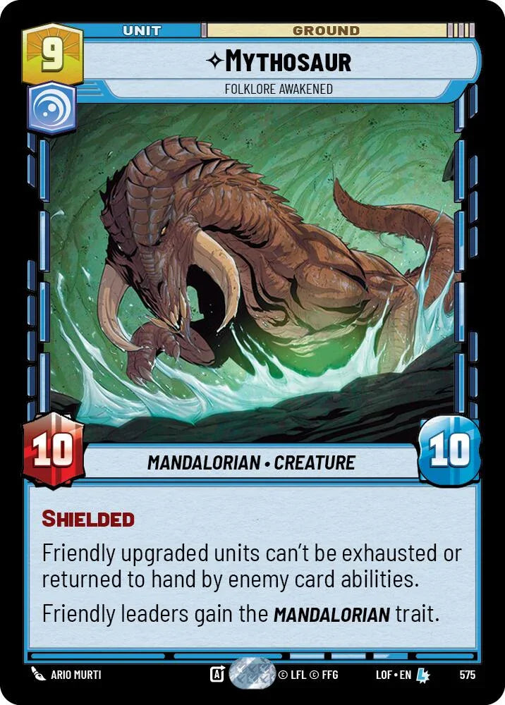 Mythosaur (575) - Folklore Awakened (Foil) (575) [Legends of the Force] (ONLINE ORDER ONLY)