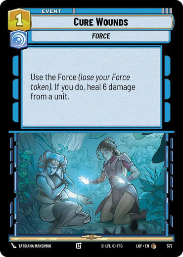 Cure Wounds (577) (Foil) (577) [Legends of the Force] (ONLINE ORDER ONLY)