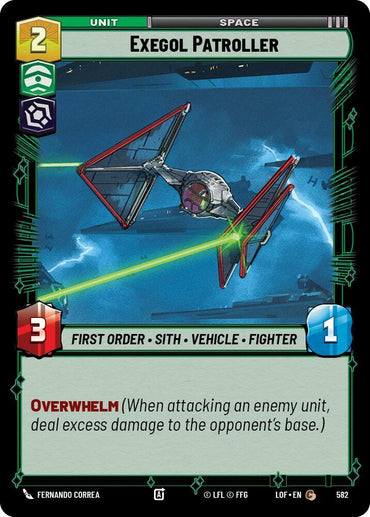 Exegol Patroller (582) (Foil) (582) [Legends of the Force] (ONLINE ORDER ONLY)
