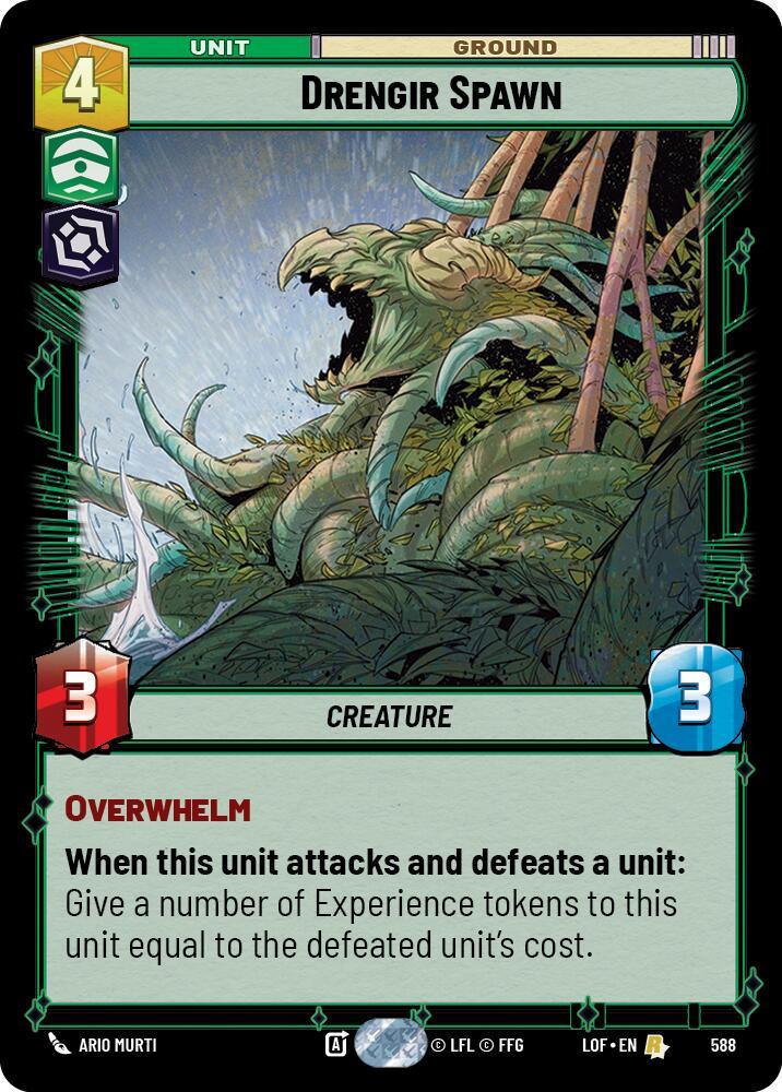 Drengir Spawn (588) (Foil) (588) [Legends of the Force] (ONLINE ORDER ONLY)