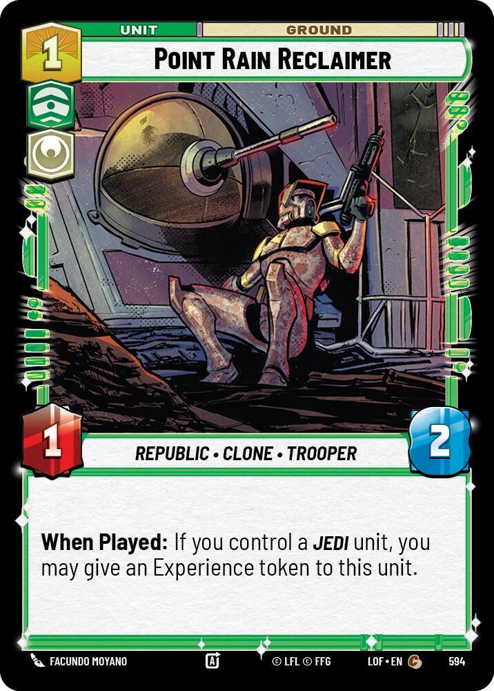 Point Rain Reclaimer (594) (Foil) (594) [Legends of the Force] (ONLINE ORDER ONLY)