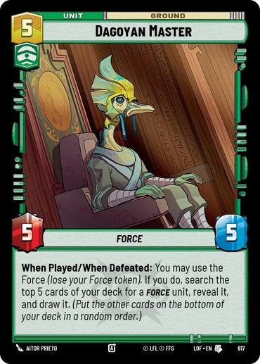 Dagoyan Master (617) (Foil) (617) [Legends of the Force] (ONLINE ORDER ONLY)