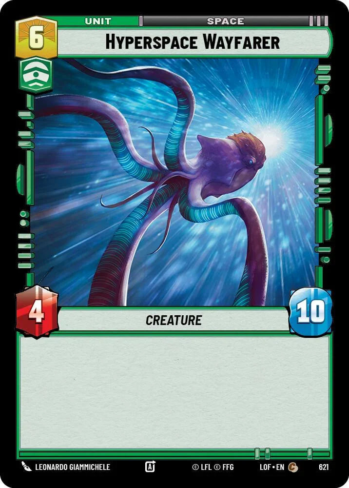 Hyperspace Wayfarer (621) (Foil) (621) [Legends of the Force] (ONLINE ORDER ONLY)