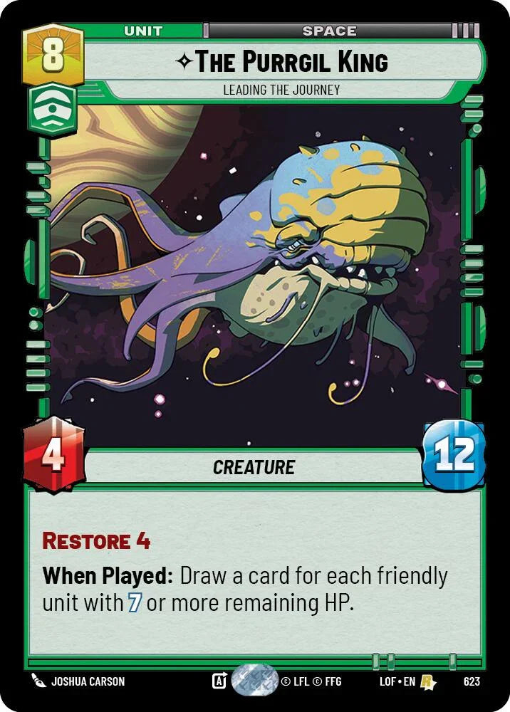 The Purrgil King (623) - Leading The Journey (Foil) (623) [Legends of the Force] (ONLINE ORDER ONLY)