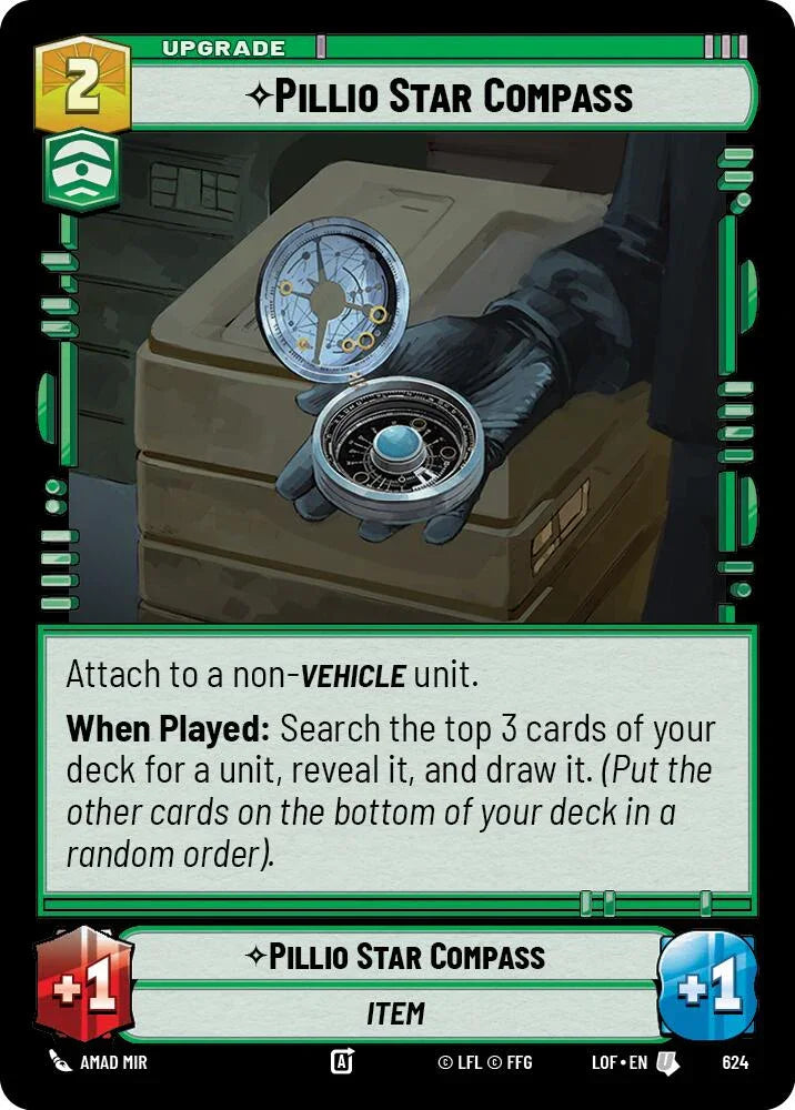 Pillio Star Compass (624) (Foil) (624) [Legends of the Force] (ONLINE ORDER ONLY)