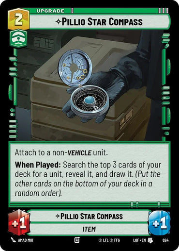 Pillio Star Compass (624) (Foil) (624) [Legends of the Force] (ONLINE ORDER ONLY)