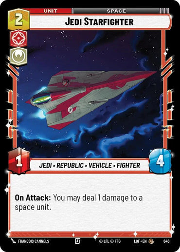 Jedi Starfighter (646) (Foil) (646) [Legends of the Force] (ONLINE ORDER ONLY)