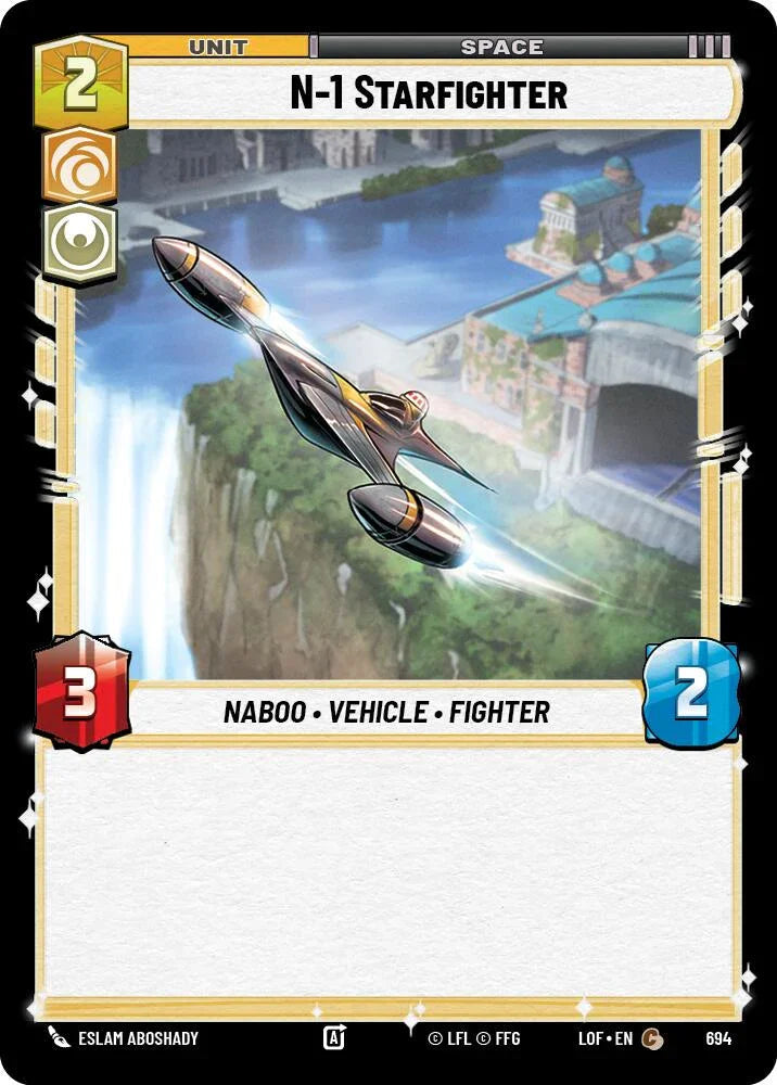 N-1 Starfighter (694) (Foil) (694) [Legends of the Force] (ONLINE ORDER ONLY)