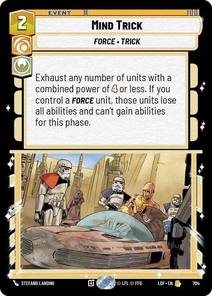 Mind Trick (704) (Foil) (704) [Legends of the Force] (ONLINE ORDER ONLY)
