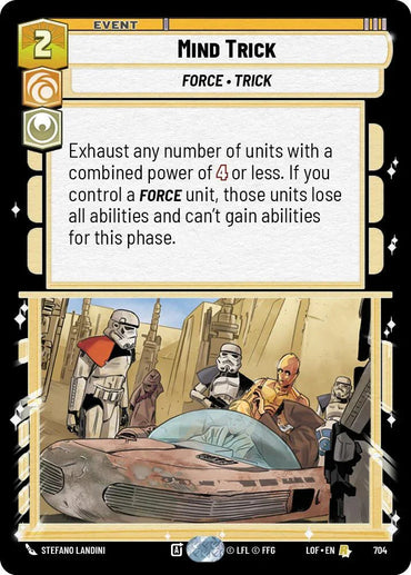 Mind Trick (704) (Foil) (704) [Legends of the Force] (ONLINE ORDER ONLY)
