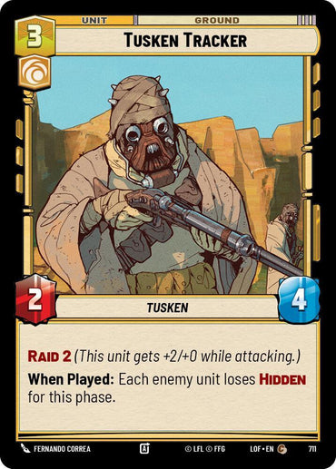 Tusken Tracker (711) (Foil) (711) [Legends of the Force] (ONLINE ORDER ONLY)