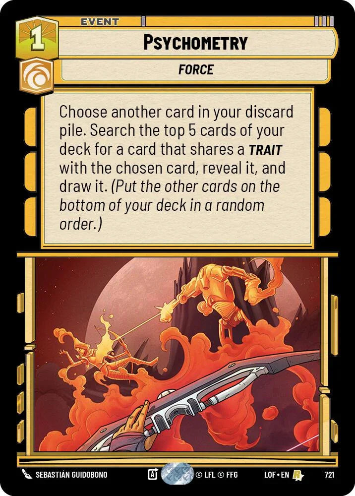 Psychometry (721) (Foil) (721) [Legends of the Force] (ONLINE ORDER ONLY)