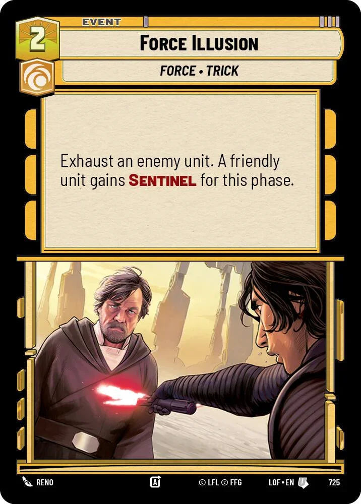 Force Illusion (725) (Foil) (725) [Legends of the Force] (ONLINE ORDER ONLY)