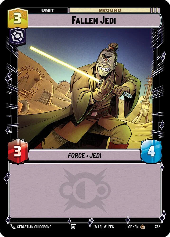 Fallen Jedi (732) (Foil) (732) [Legends of the Force] (ONLINE ORDER ONLY)