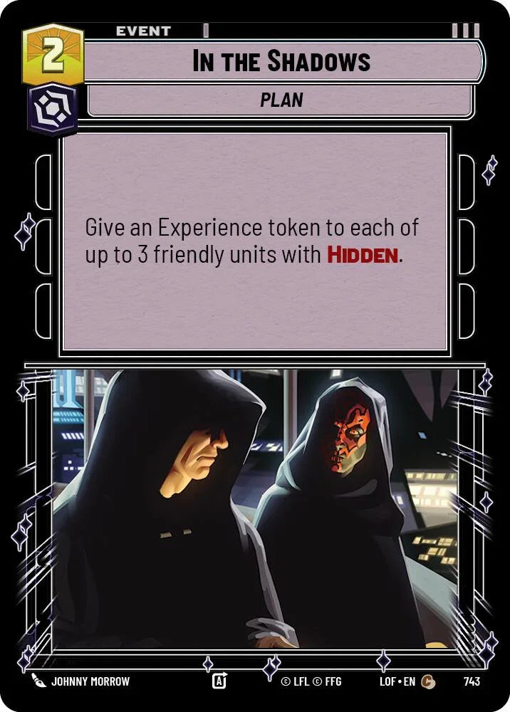 In the Shadows (743) (Foil) (743) [Legends of the Force] (ONLINE ORDER ONLY)