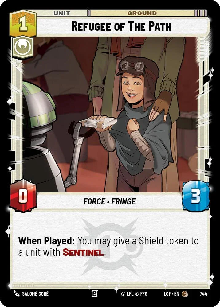 Refugee of The Path (744) (Foil) (744) [Legends of the Force] (ONLINE ORDER ONLY)