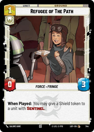 Refugee of The Path (744) (Foil) (744) [Legends of the Force] (ONLINE ORDER ONLY)