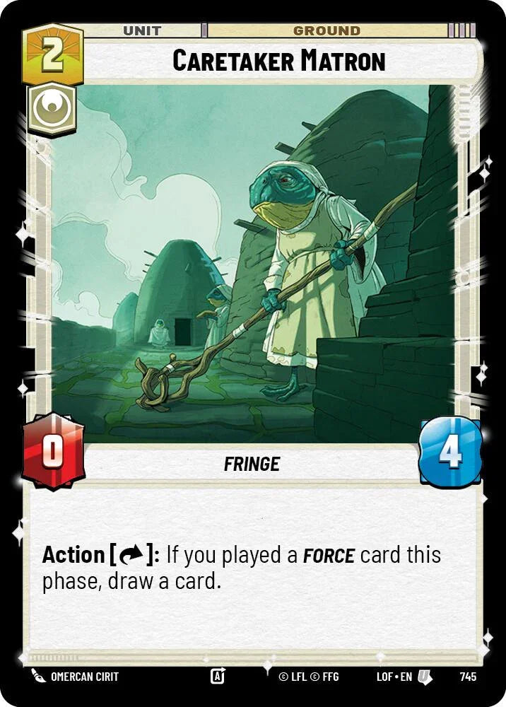 Caretaker Matron (745) (Foil) (745) [Legends of the Force] (ONLINE ORDER ONLY)