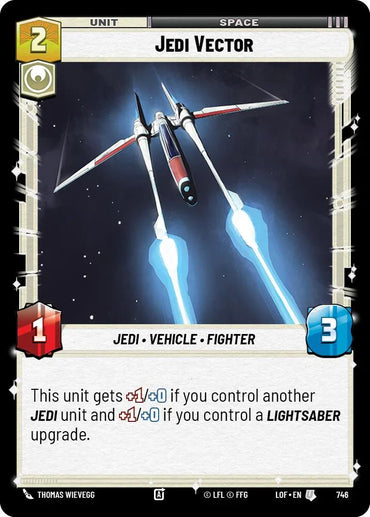 Jedi Vector (746) (Foil) (746) [Legends of the Force] (ONLINE ORDER ONLY)