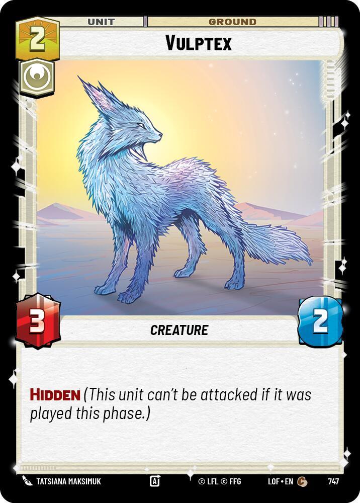 Vulptex (747) (Foil) (747) [Legends of the Force] (ONLINE ORDER ONLY)