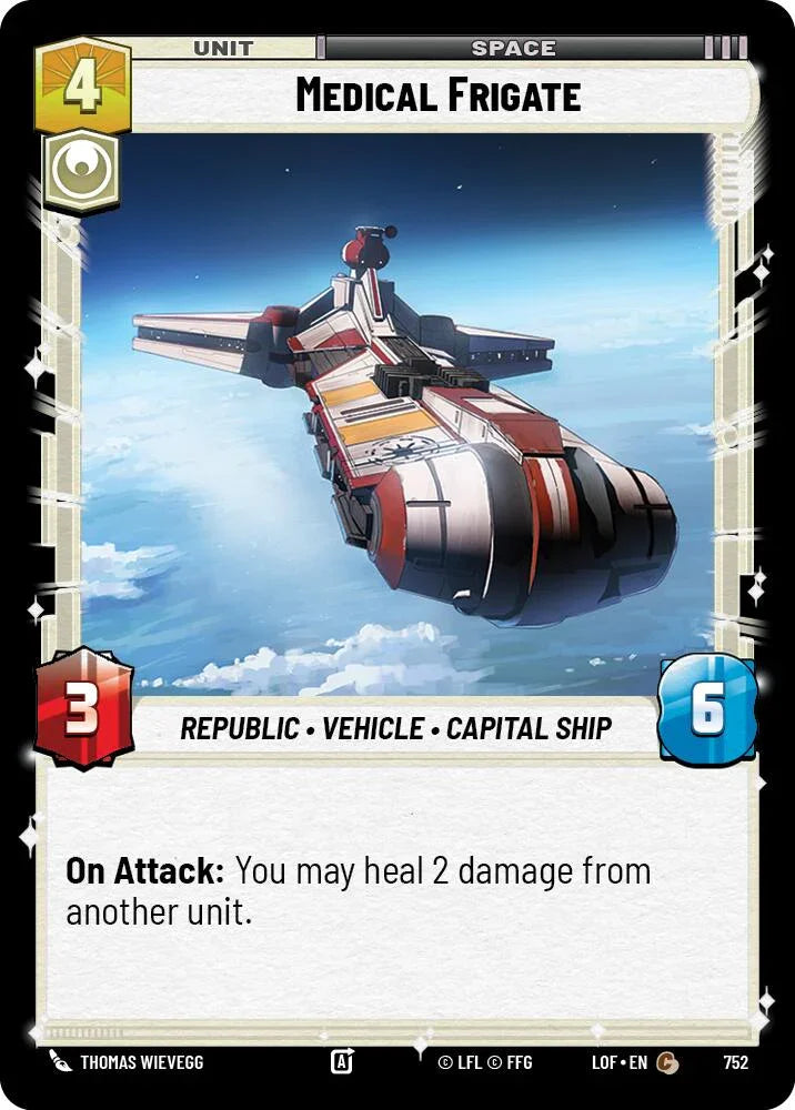 Medical Frigate (752) (Foil) (752) [Legends of the Force] (ONLINE ORDER ONLY)
